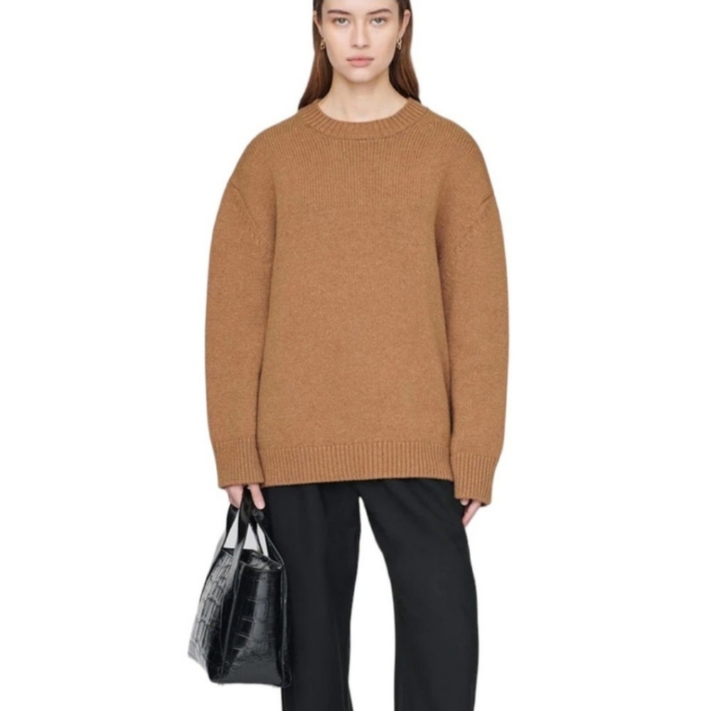 Anine Bing Rosie Cashmere Sweater, Camel NEW WITH TAGS (previous season)